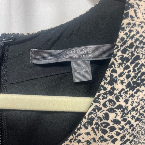 Guess Snakeskin Print Tulip Hem Dress - Picture 11 of 14